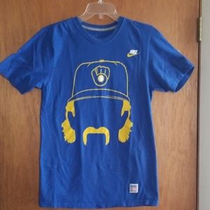 Milwaukee Brewers graphic vintage  shirt